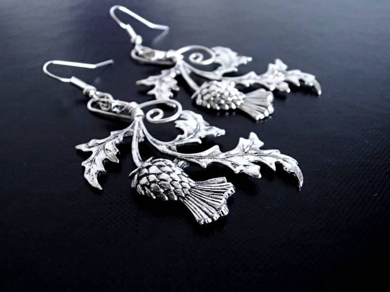 Drahtohrringe Handgefertigter Brautschmuck von NataliStudio