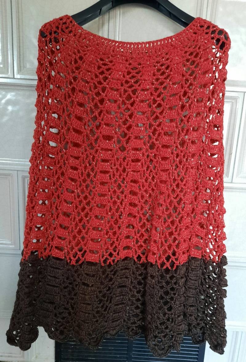 Poncho Cape Boho Häkeln Wolle Weiche Warm Crochet Knit Muttertag Geschenk Ostergeschenk von NataliZimm