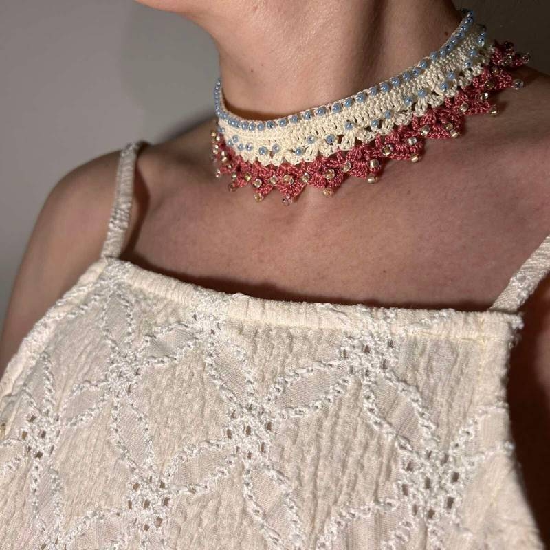 Gehäkelte Halskette von NataliaAnnaCZ