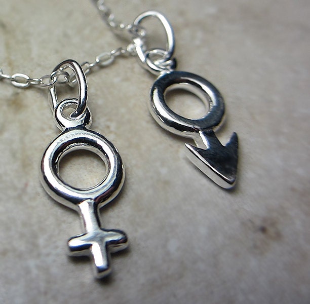 925 Sterling Silber Männliche Symbol Halskette Weibliches Venus Männliches Zeichen Geschenk Für Sie Ihn 925 Sterling Silber Männliche Symbol Halskette Weibliches Venus Männliches Zeichen Geschenk Für Sie Ihn von NataliaKh