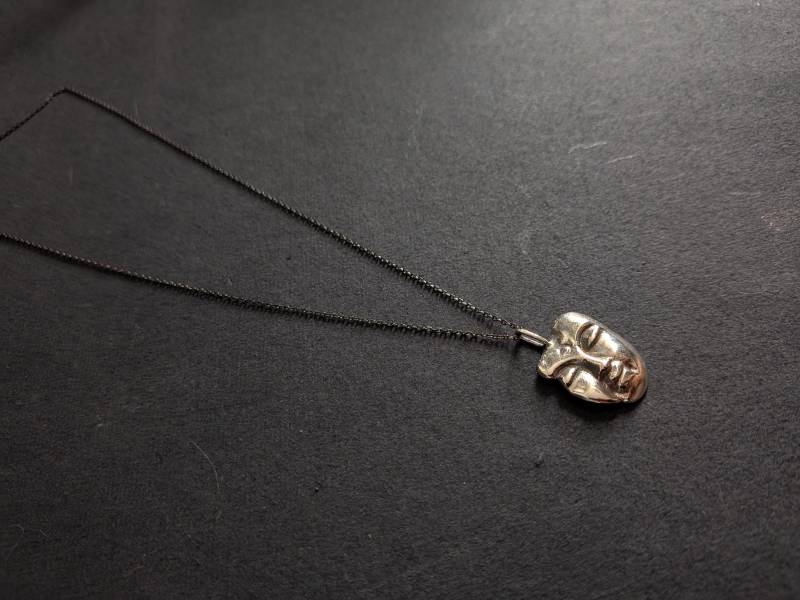 Silber Buddha Anhänger Halskette, Achtsamkeit Geschenk, Handgemachter Unisex Schmuck von Nataliaraya