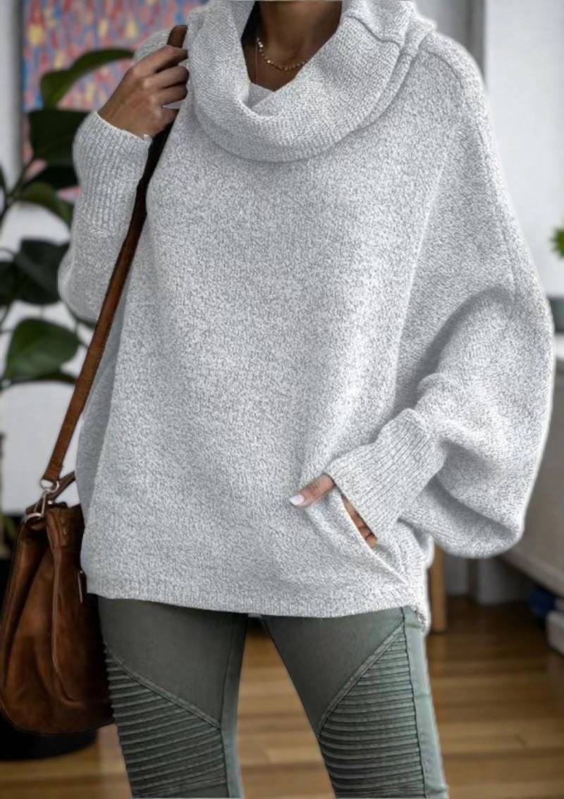 Übergroßer Herbstpullover Für Frauen, Kuscheliger Gestrickter Pullover, Locker Geschnittener Herbst Winter Warmer Pullover von NatalieWardrobe