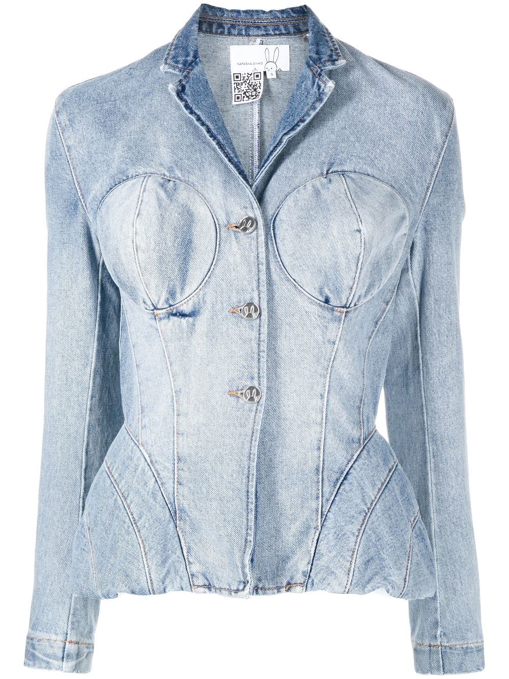 Natasha Zinko Definierte Jeansjacke - Blau von Natasha Zinko