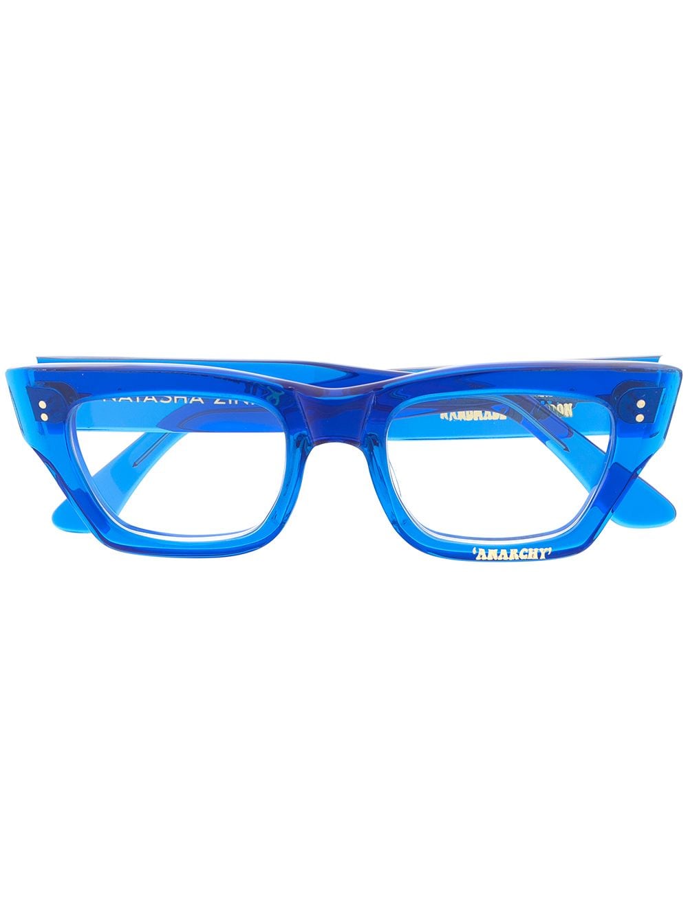 Natasha Zinko Eckige Sonnenbrille - Blau von Natasha Zinko