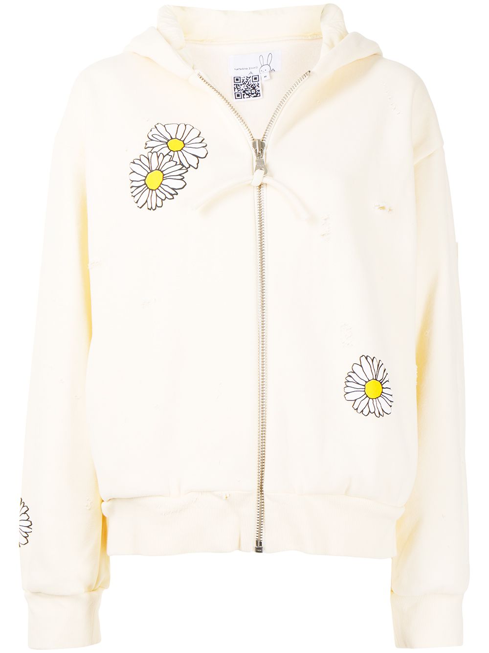 Natasha Zinko Hoodie mit Print - Gelb von Natasha Zinko