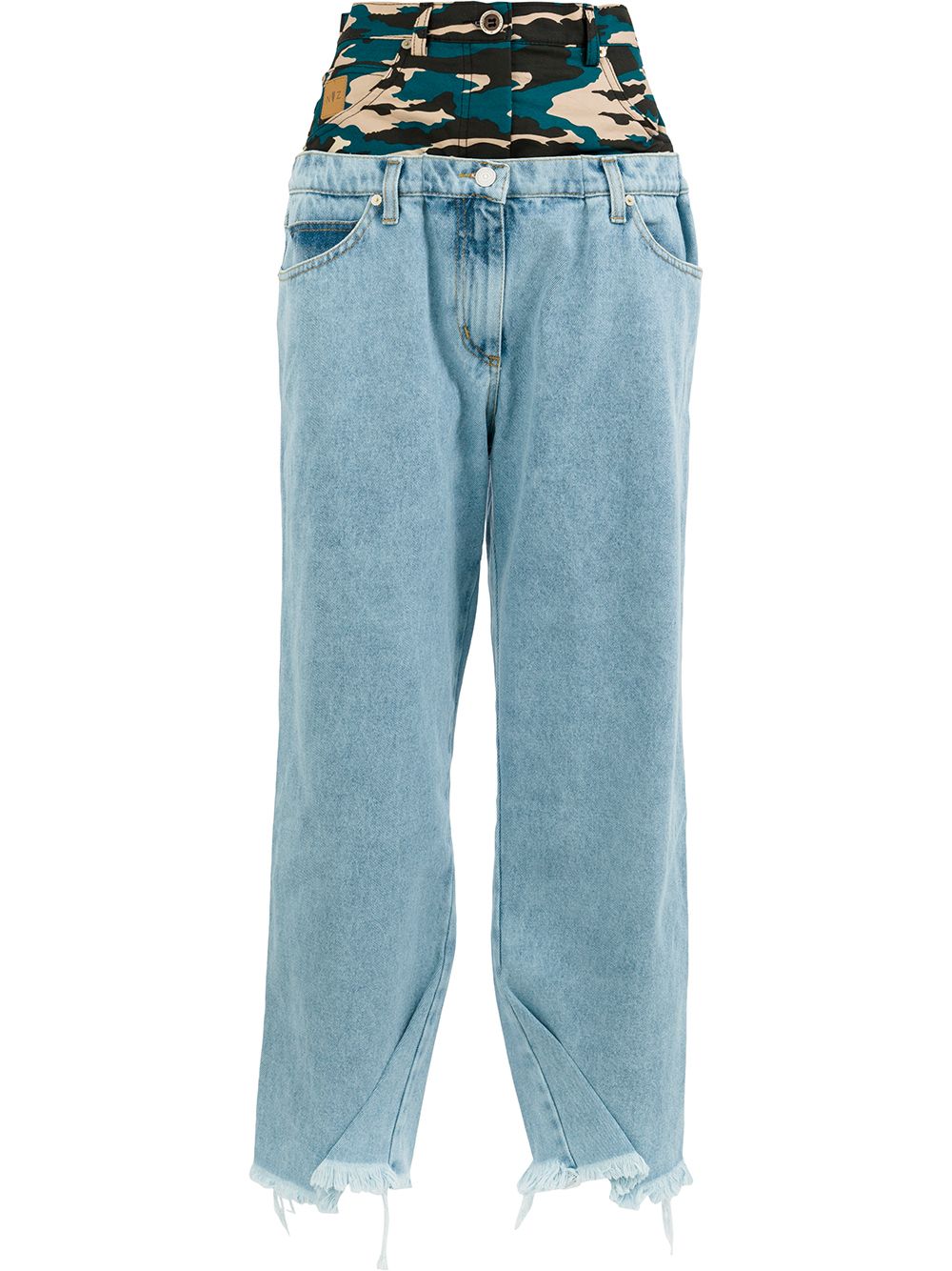 Natasha Zinko Jeans mit ausgefranstem Saum - Blau von Natasha Zinko