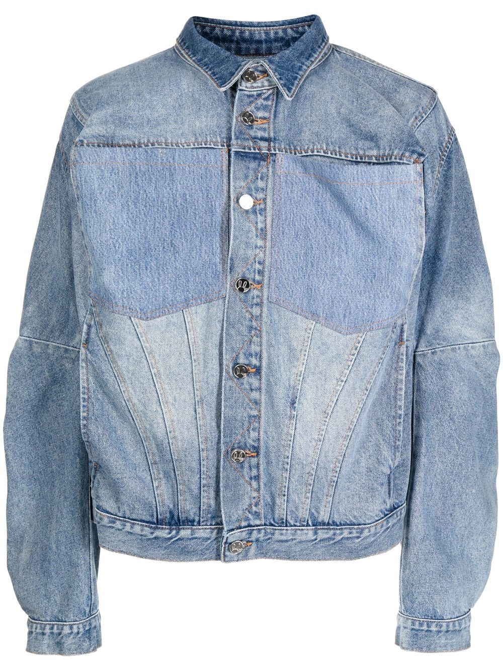 Natasha Zinko Jeansjacke mit Knopfleiste - Blau von Natasha Zinko