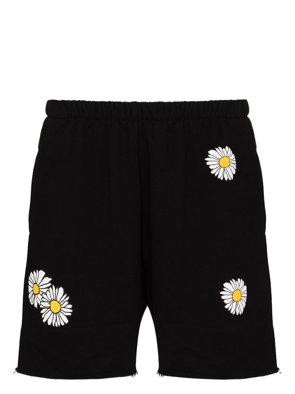 Natasha Zinko Shorts mit Margeriten-Print - Schwarz von Natasha Zinko