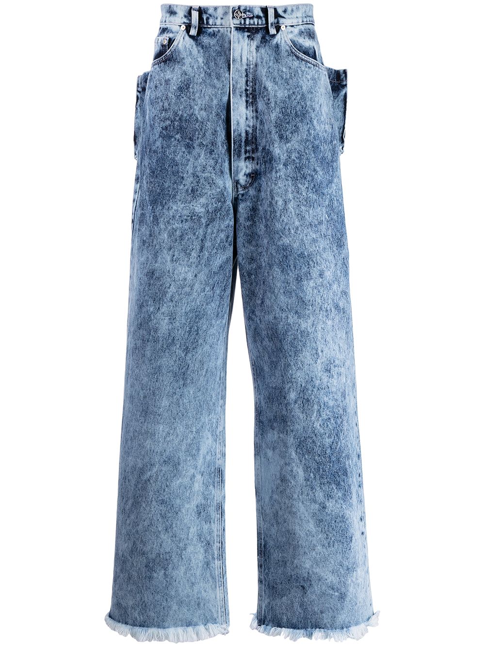 Natasha Zinko Jeans mit Acid-Wash-Effekt - Blau von Natasha Zinko