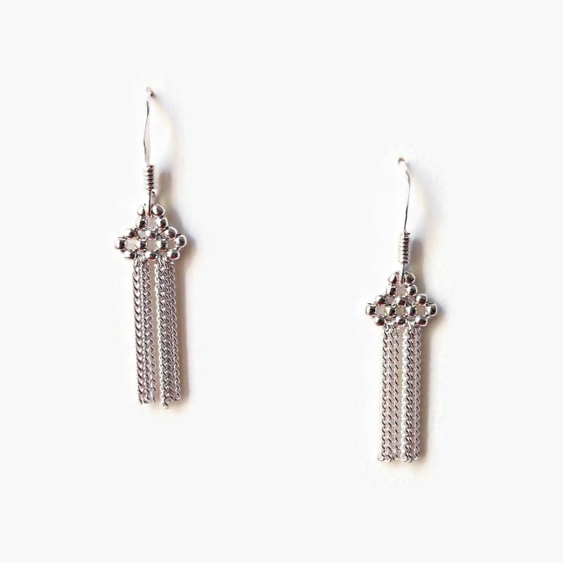 Hängeohrringe Silber Minimalistisch, Silberohrringe Hängend von NatashaRBijoux