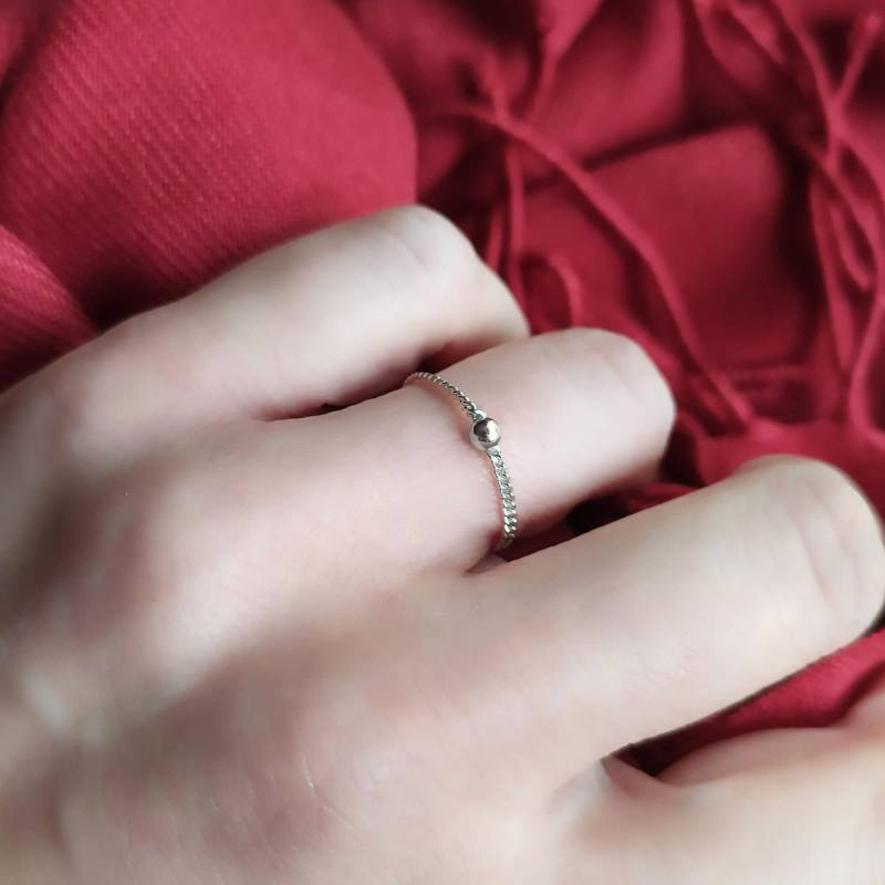 Kette Ring - Vorsteckring Silber 925 "June" von NatashaRBijoux