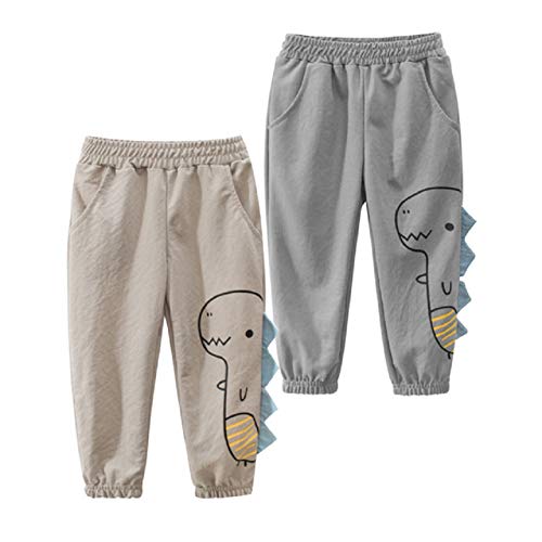 Jungen Mädchen Anti-Moskito Bloomers Baumwolle Lange Hosen Pumphose Haremshose Baby-Sommerhose 2er Pack, 140/8-9Yahre von Natashas