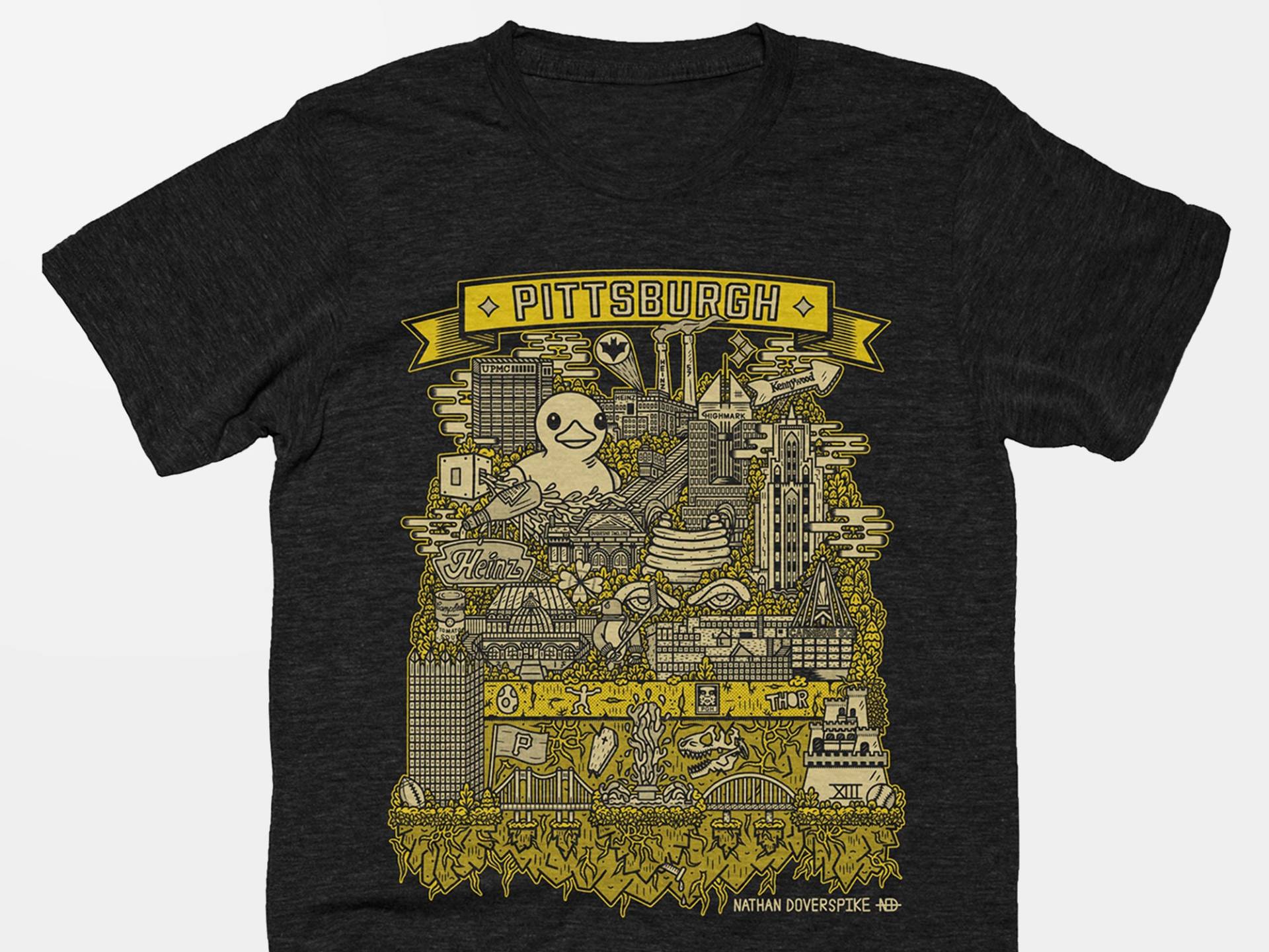 Pittsburgh Island Shirt Pittsburgh Island Shirt von NathanDoverspike