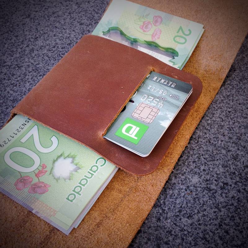 Leder Portemonnaie/Trifold Maschenlose Geldbörse Herren von NathanLeather