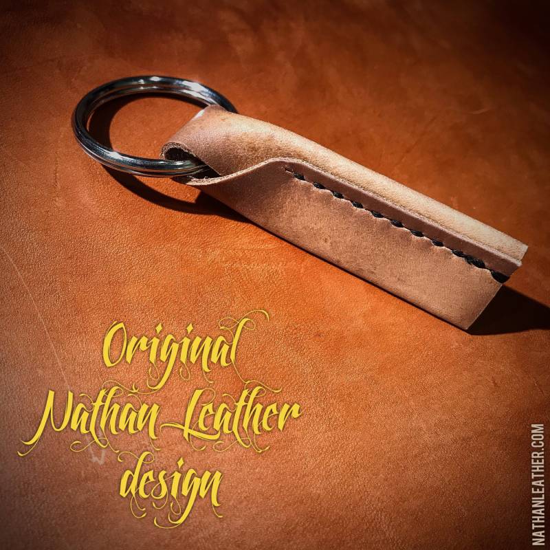 Leder Schlüsselanhänger/Key Holder Gedreht von NathanLeather