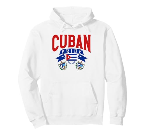 Cuban Pride Wappen Flagge für Männer Frauen Pullover Hoodie von National Coat of Arms Pride Products