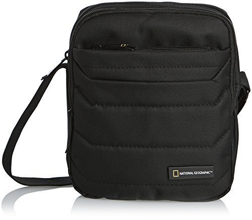 NATIONAL GEOGRAPHIC Umhängetasche für Herren, mittelgroß, Schwarz, Medium von National Geographic