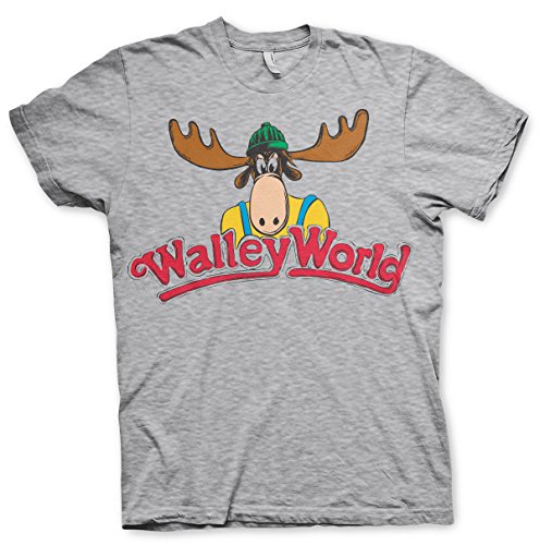 National Lampoon's Christmas Vacation Offizielles Lizenzprodukt Walley World Herren T-Shirt (Heather Gray), Large von National Lampoon's