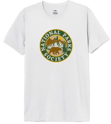 National Park Herren menapadts002 T-Shirt, weiß, S von National Park