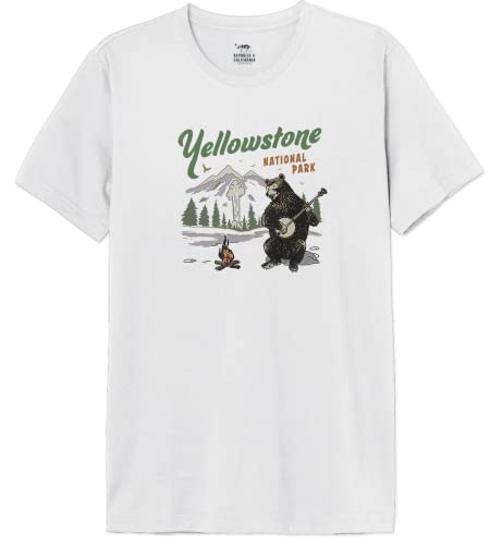 National Park Herren menapadts011 T-Shirt, weiß, L von National Park