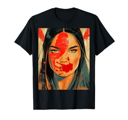 MMIW Awareness Indigene Women Stolen Sisters Native Art T-Shirt MMIW Awareness Indigene Women Stolen Sisters Native Art T-Shirt von Native American Women Missing Sisters