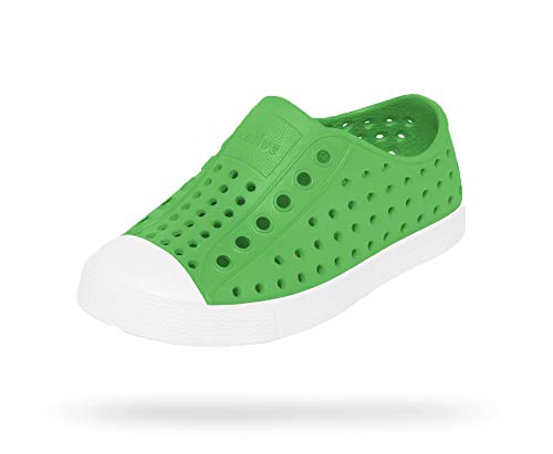 Native Shoes Unisex-Kinder Jefferson Child Wasserschuh, Grasshopper Green/Shell Weiß, 31 EU von Native Shoes