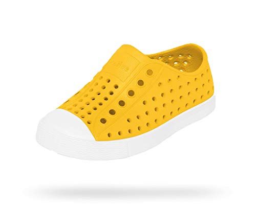 Native Shoes Unisex-Kinder Jefferson Wasserschuh, Buntstifte Gelb/Muschelweiß von Native Shoes