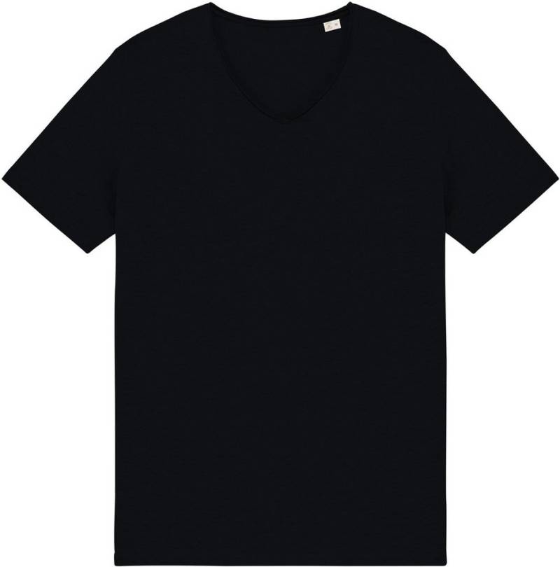 Native Spirit Rundhalsshirt Umweltfreundliches unversäumtes Herren Slub-T-Shirt von Native Spirit