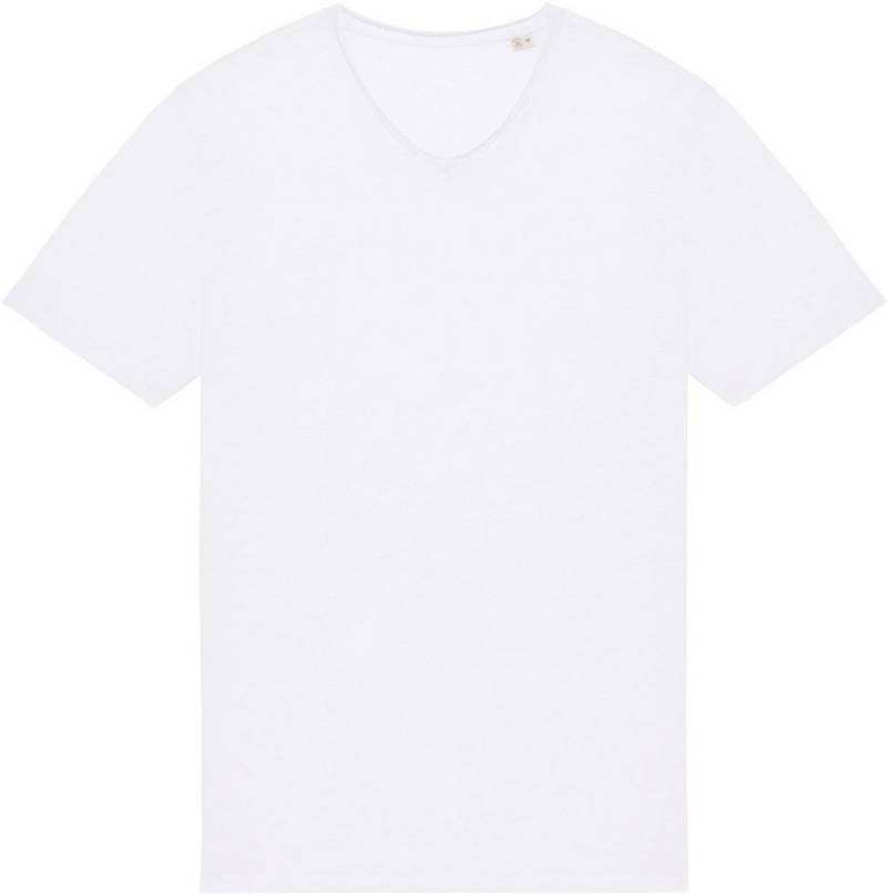 Native Spirit Rundhalsshirt Umweltfreundliches unversäumtes Herren Slub-T-Shirt von Native Spirit