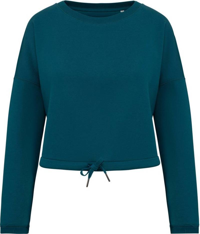 Native Spirit Sweatshirt Umweltfreundliches cropped Oversize Damen Sweatshirt mit Run von Native Spirit