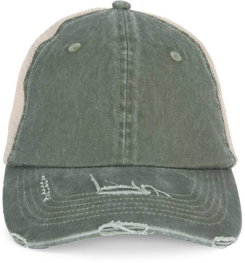 Native Spirit Trucker Cap Umweltfreundliche Unisex Trucker-Cap im zerrissenen Look von Native Spirit