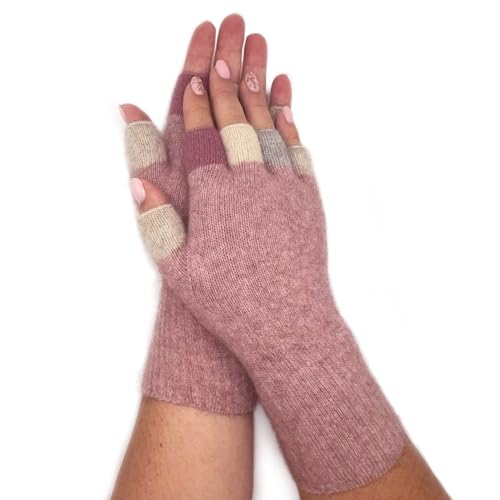 Native World Damen Possum Merino Wool Fingerlose Handschuhe - Weich, Extrem Warm für Winter, Lily, Einheitsgröße von Native World