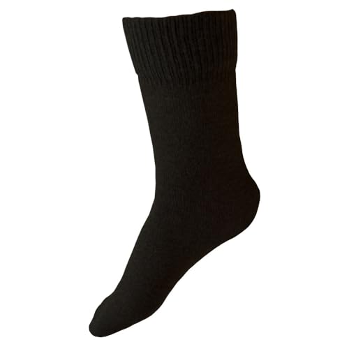 Native World Possum Merino Socken - warm weich für den Winter - Socken für Damen oder Herren, Schwarz , S von Native World