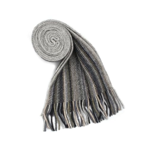Native World Possum Merino Multi Striped Unisex Schal, Silber, EinheitsgröÃŸe von Native World