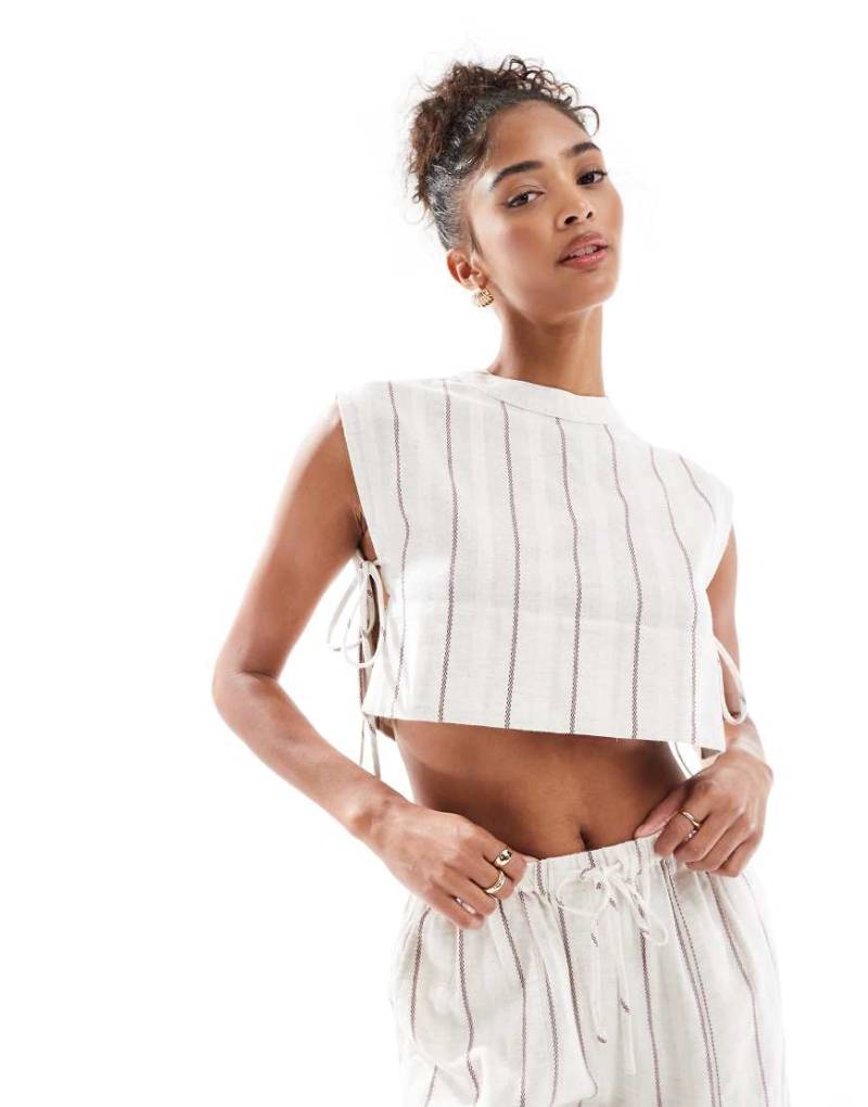 Native Youth - Hochgeschlossenes Oberteil mit mehrfarbigen Streifen, Kombiteil-Bunt von Native Youth