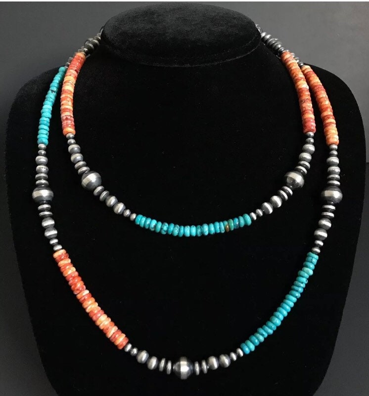 Multi Stein Perlenkette. 40 Zoll von NativeTurquoiseT