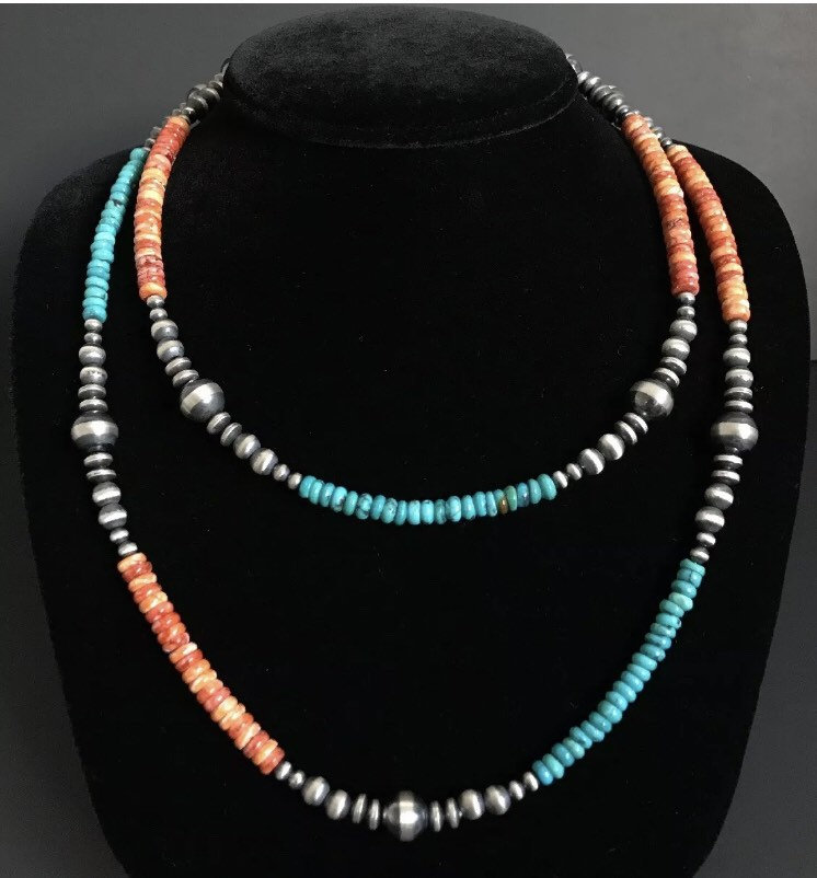 Multi Stein Perlenkette. 40 Zoll von NativeTurquoiseT
