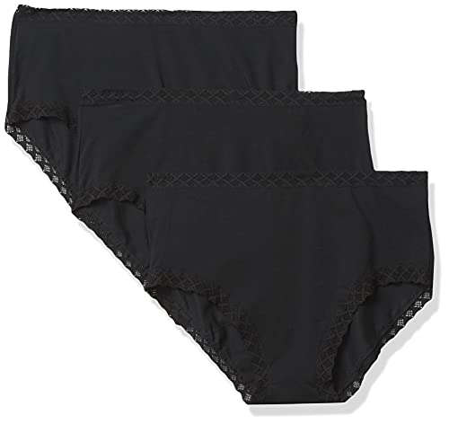 Natori Bliss 755058MP Damen-Slips, 3er-Pack, schwarz, XX-Large von Natori