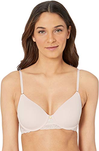 Natori Damen Bliss Perfection Contour Bügel BH mit voller Abdeckung, Rosa/Beige, 75B von Natori