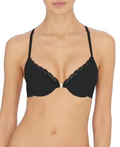 Natori Damen Feathers Front Close T-Back - Schwarz - 75B von Natori