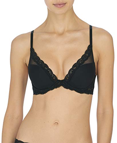 Natori Damen Federn Contour-Plunge BH - Schwarz - 75B von Natori
