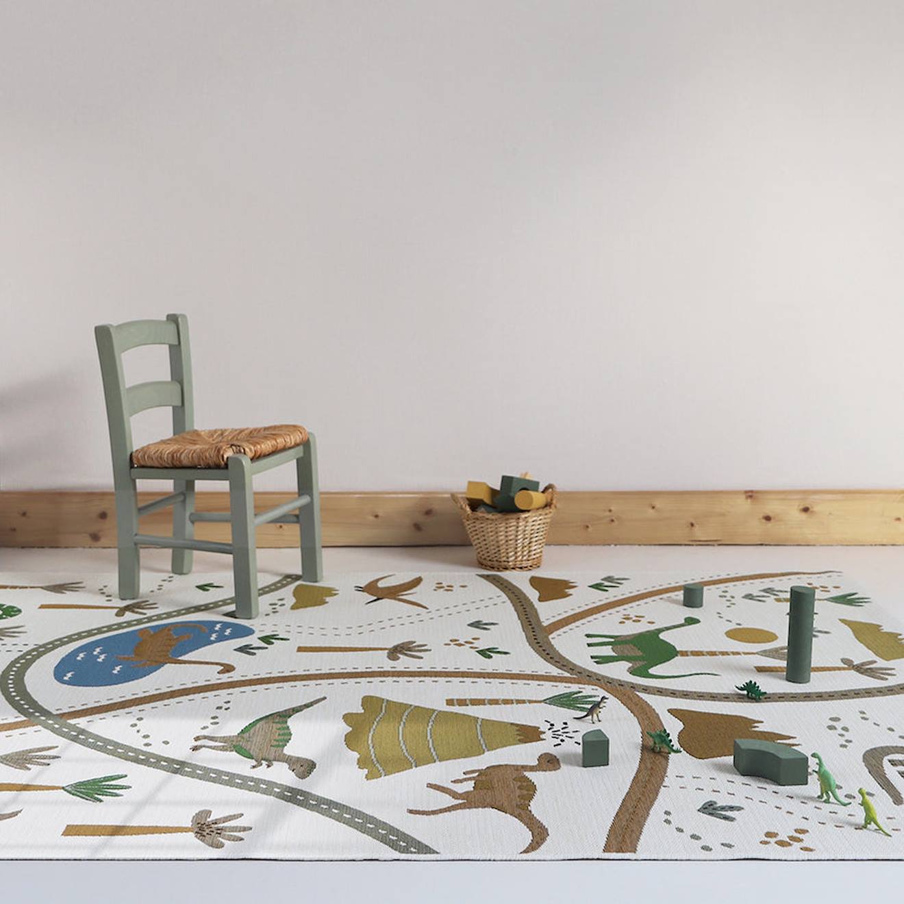 In/Outdoor Kinderspielteppich Little Jurasic von Nattiot