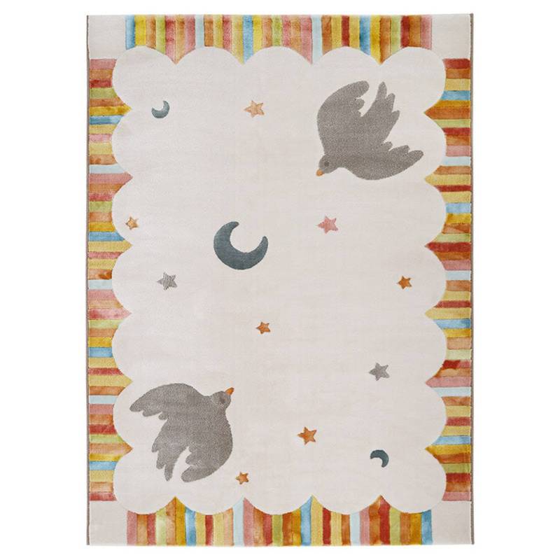 KINDERTEPPICH DANCING BIRDS von Nattiot