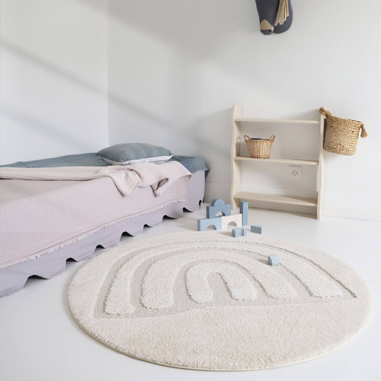 Kinderteppich Rainbow Dream ecru von Nattiot