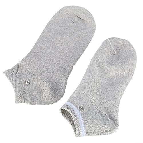 1 Paar Leitfähige Socken, Elektroden-Massagesocken, Atmungsaktiv, Weich, Elastisch, Physiotherapie-Socken Zur Förderung Der Durchblutung(Socke) von Natudeco