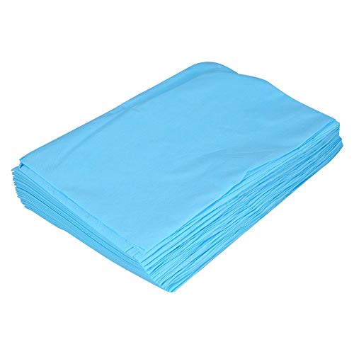 10 Stück Massagetischbezug, Einweg-Massagebettlaken, Wasserdichter Schönheitsbettbezug Für Hygienische, Nicht Gewebte Bettwäsche Für Schönheitssalon (180/80 Cm)(Blau) von Natudeco