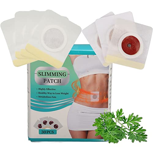 30 Stück Abnehmen Nabel Patch Natürliche Kräuter Gewichtsverlust Bauch Aufkleber Bauchnabel Patch Body Contouring Wrap Hot Cold Therapien für Körperpflege Körpermanagement von Natudeco