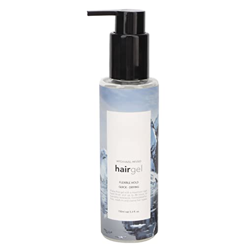 Haargel Mit Starkem Halt, Wet-Look-Haargel, Langanhaltendes Voluminöses Haargel Für Männer-Haarstyling, Samenöl-texturierendes Haargel Für Den Salongebrauch (150 Ml) von Natudeco