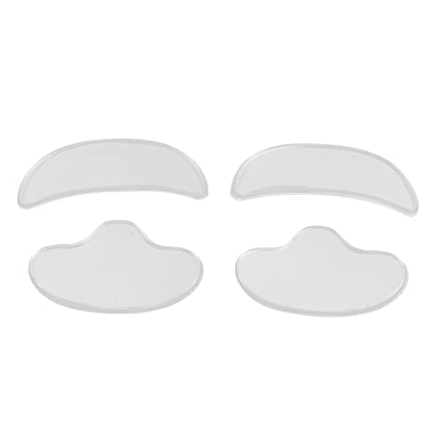 Natudeco 4-teiliges Gesichtsfalten-Patch-Augen-Silikon-Aufkleber Feinlinienentfernung Wiederverwendbare Anti-Falten-Patches für die Schönheitspflege von Natudeco