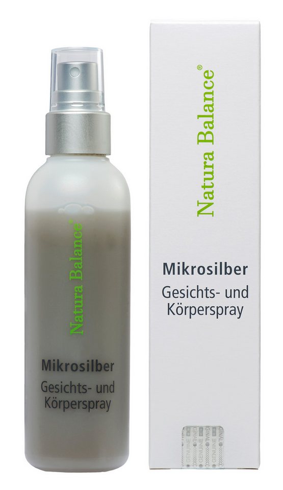 Natura Balance Gesichts- und Körperspray Microsilber Gesicht Körperspray 100 ml Spray Mikrosilber Silberspray von Natura Balance